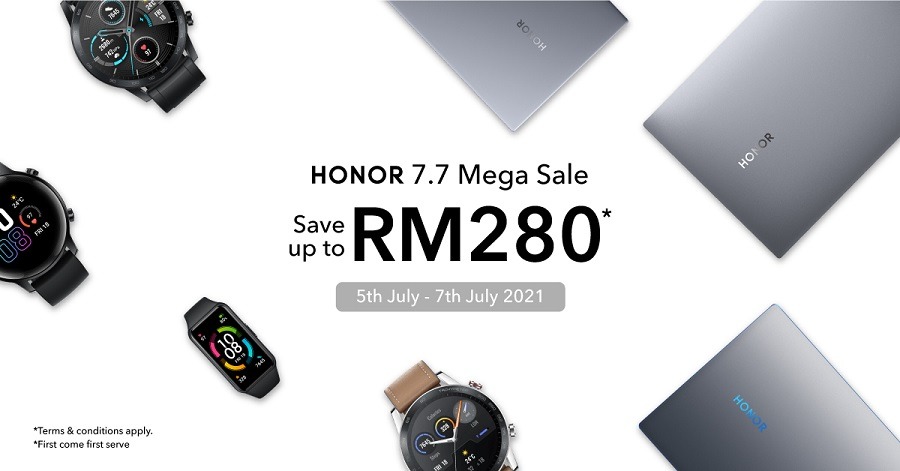 HONOR 7.7 Mega Sale
