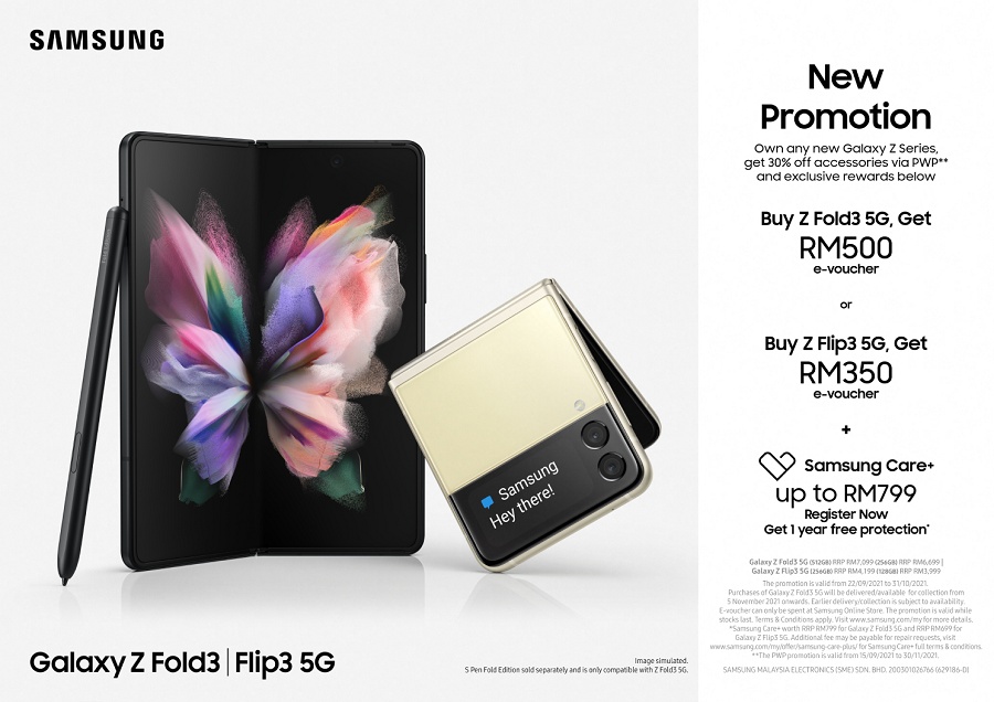 Samsung Galaxy Z Fold3 & Flip3 5G Promo