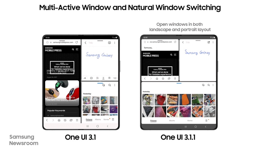 Android 3.1.1 Multi-Active Window and Natural Window Switching