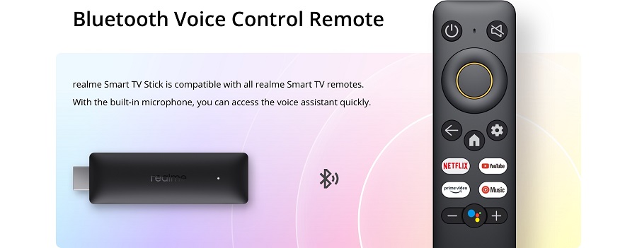 realme 4K Smart Google TV Stick remote