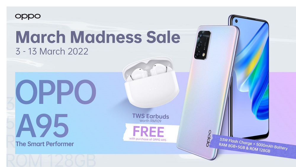 OPPO A95 March Madness Sale